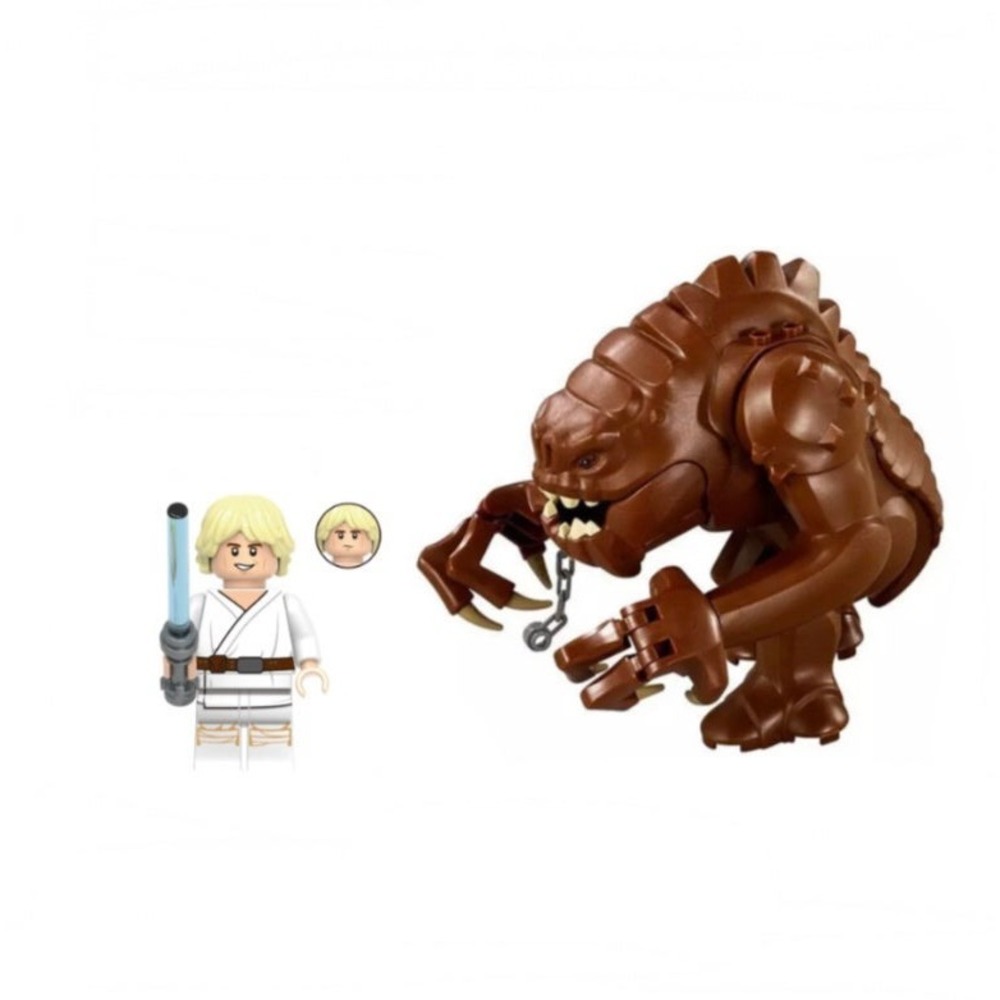 Star Wars Rancor and Luke Skywalker Mini figure BigFig collectible